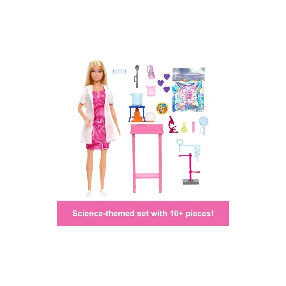 Barbie Carriere Scienziata Bambola con Laboratorio e Accessori Mattel