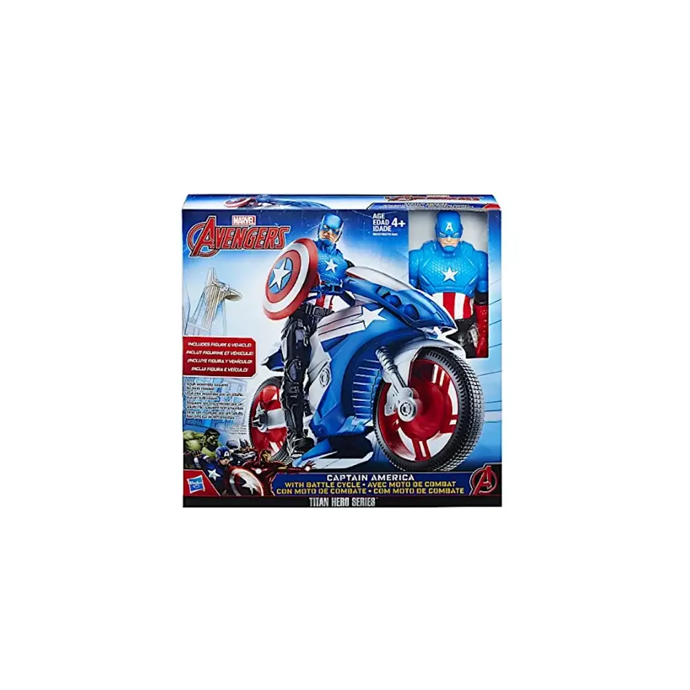 Avengers Iron Man Titan Hero con Veicolo Hasbro