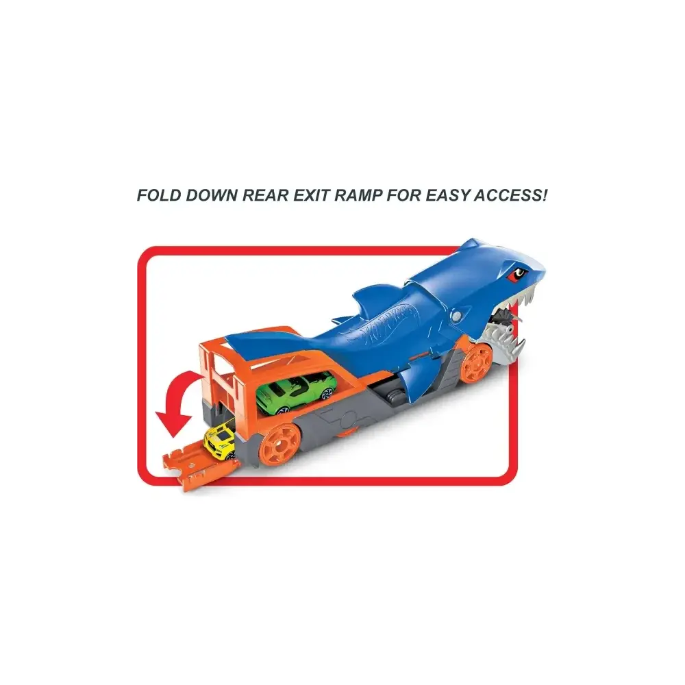 Hot Wheels Trasportatore Squalo Divoratore Playset Mattel