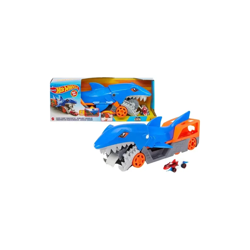 Hot Wheels Trasportatore Squalo Divoratore Playset Mattel