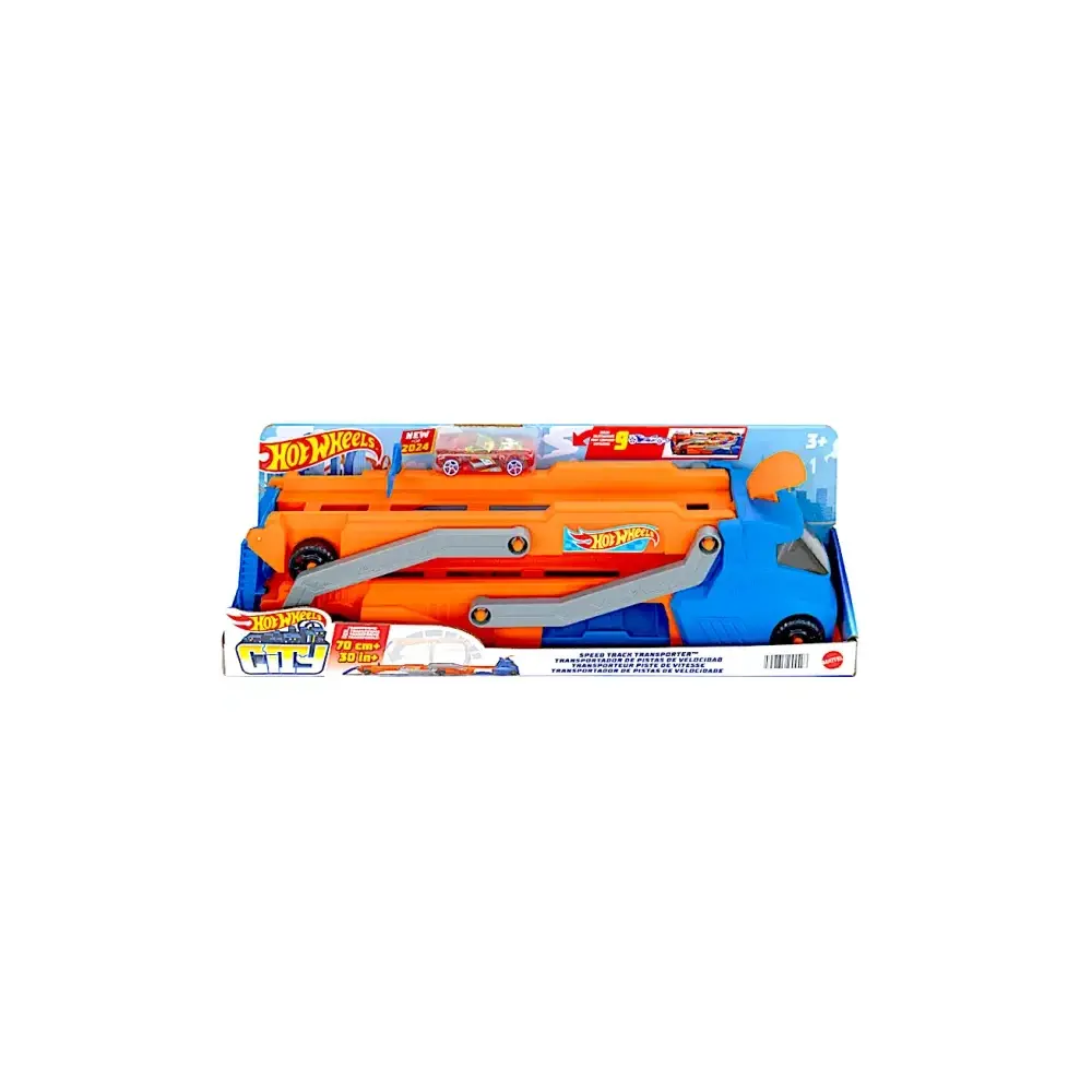 Hotwheels Trasportatore con Pista Super Velocita' Mattel