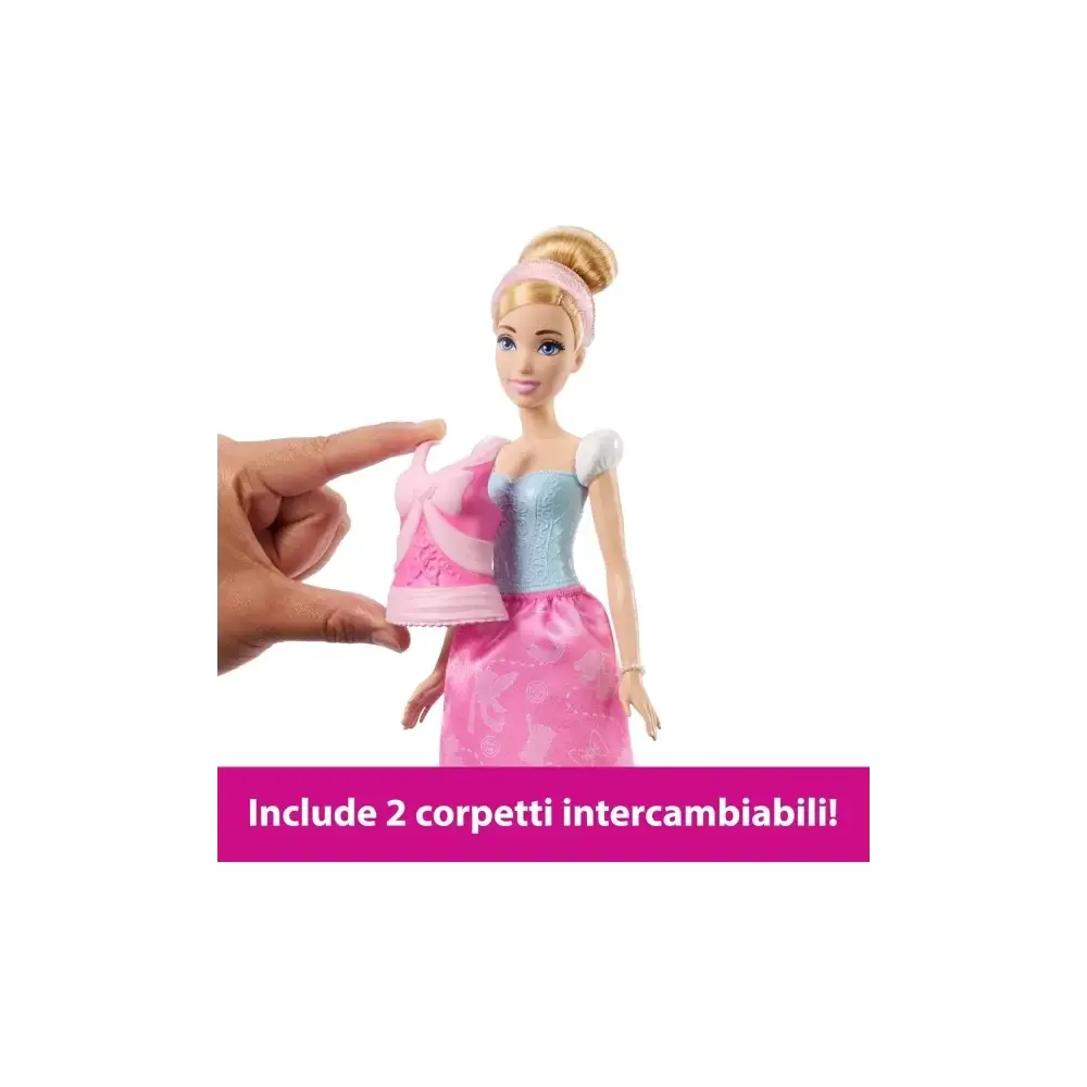 Cenerentola Disney Princess 2 Storie in 1 con 2 Look Completi Toys One