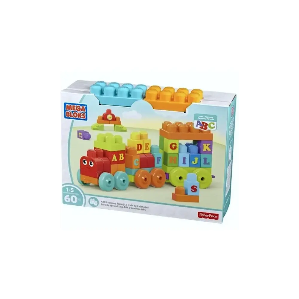 Mega Bloks Trenino Impara L’Alfabeto Playset Blocchi Educativi Mattel