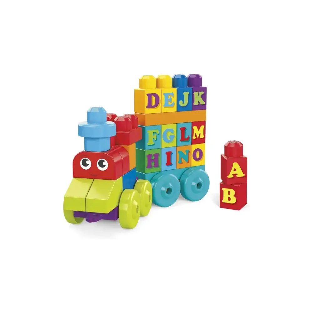 Mega Bloks Trenino Impara L’Alfabeto Playset Blocchi Educativi Mattel