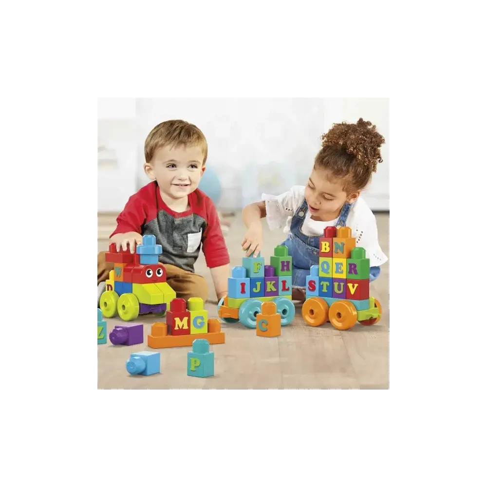 Mega Bloks Trenino Impara L’Alfabeto Playset Blocchi Educativi Mattel