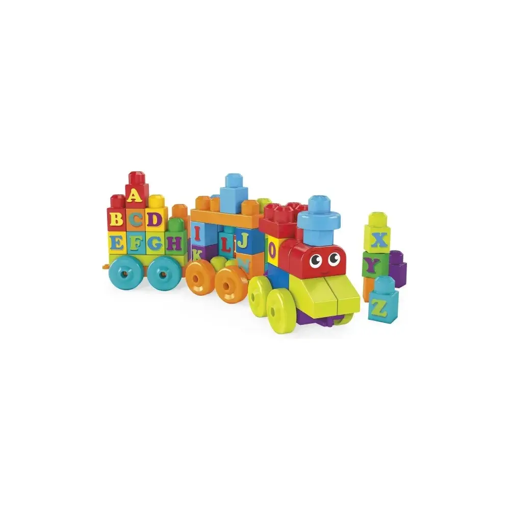 Mega Bloks Trenino Impara L’Alfabeto Playset Blocchi Educativi Mattel