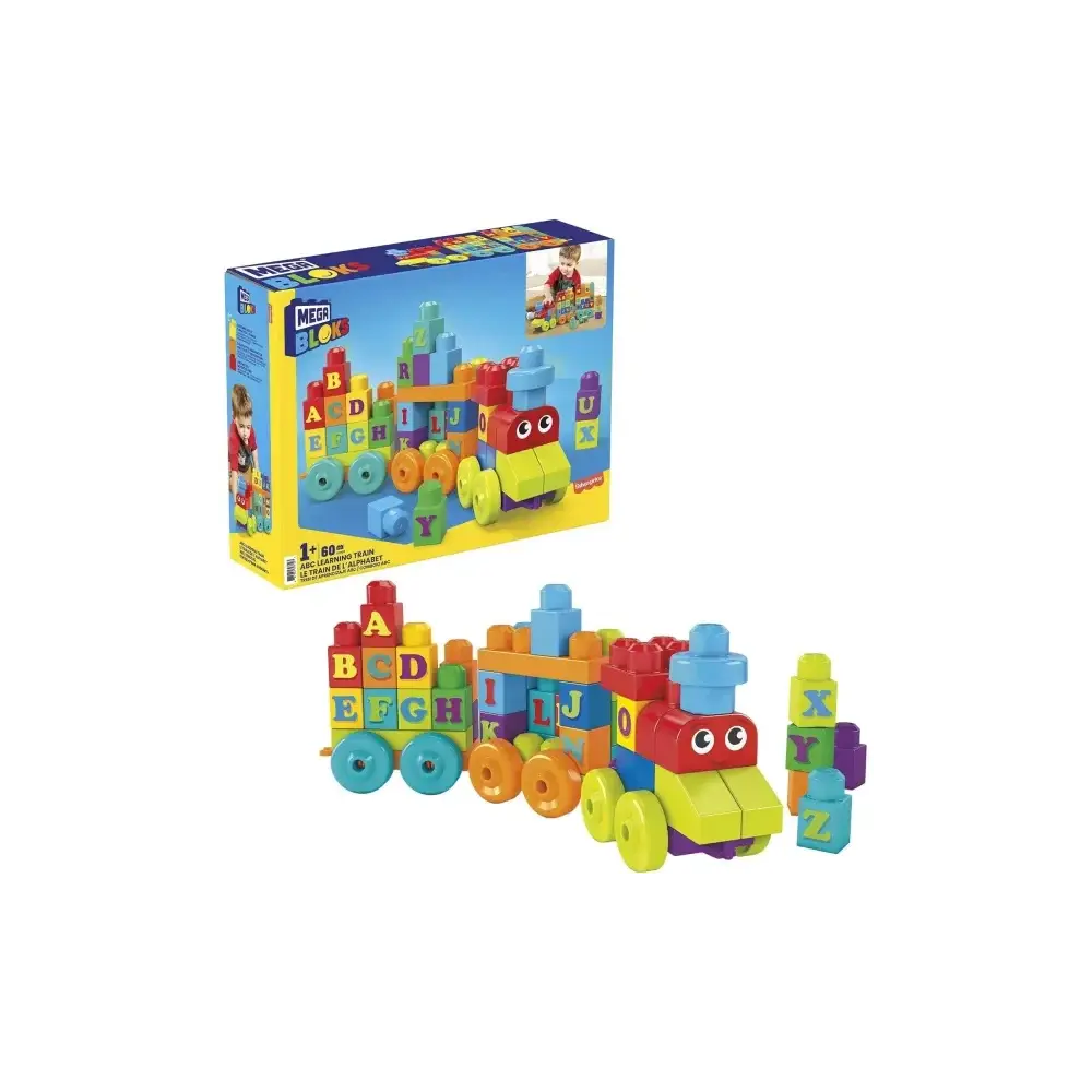 Mega Bloks Trenino Impara L’Alfabeto Playset Blocchi Educativi Mattel