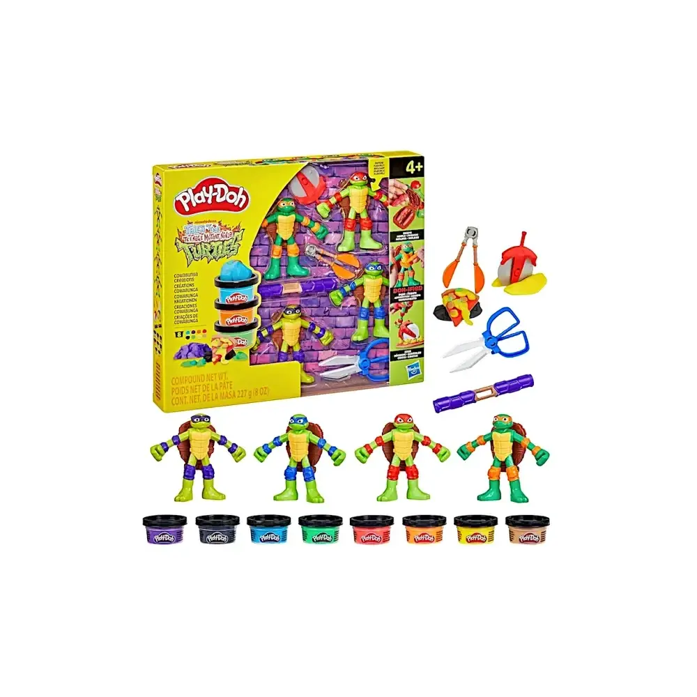 Playdoh Turtles Cowabunga Creations Hasbro
