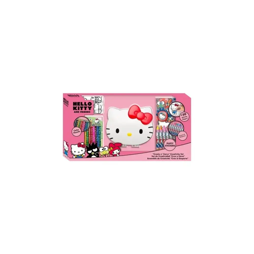 Hello Kitty Borsetta Creativa 3D con Accessori Set Disegno Toys One