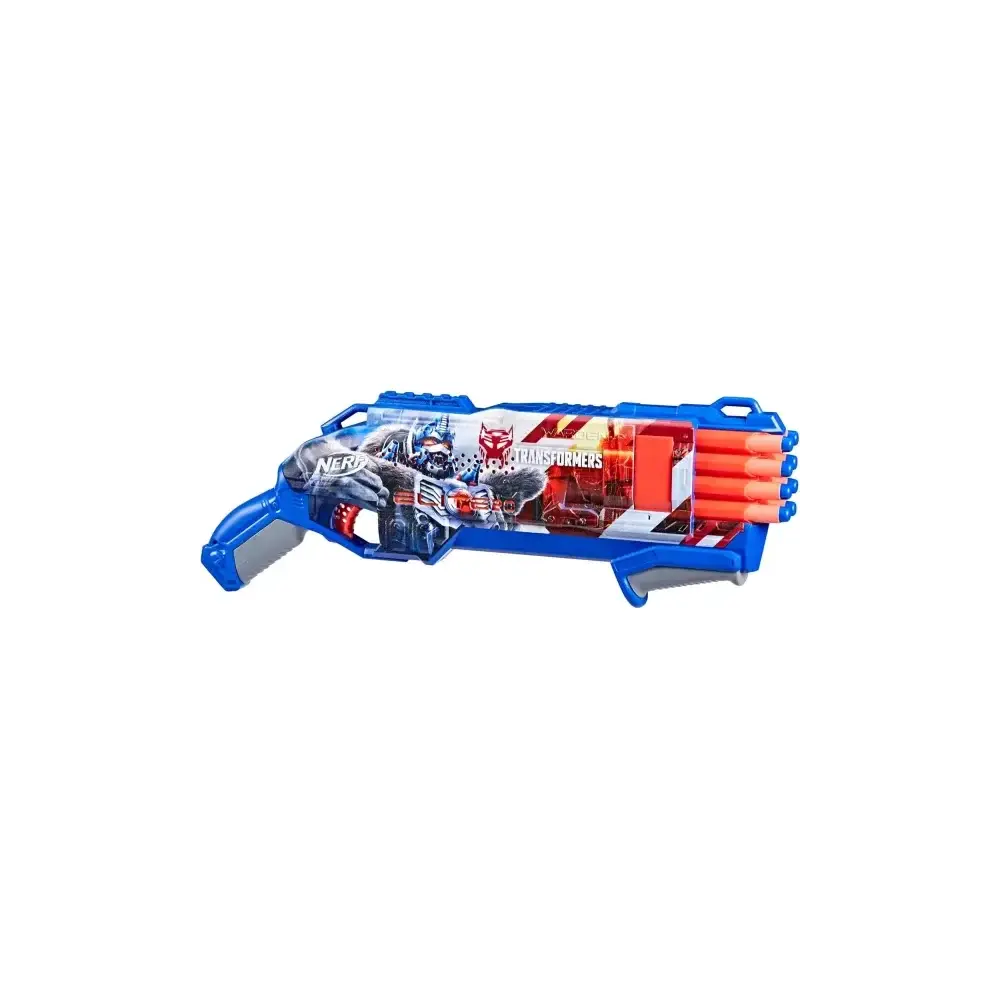 Nerf Transformers Optimus Primal Blaster con 16 Freccette Elite Hasbro