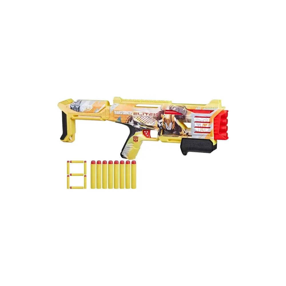 Nerf Transformers Bumblebee Blaster 4 Dardi con 8 Freccette Hasbro