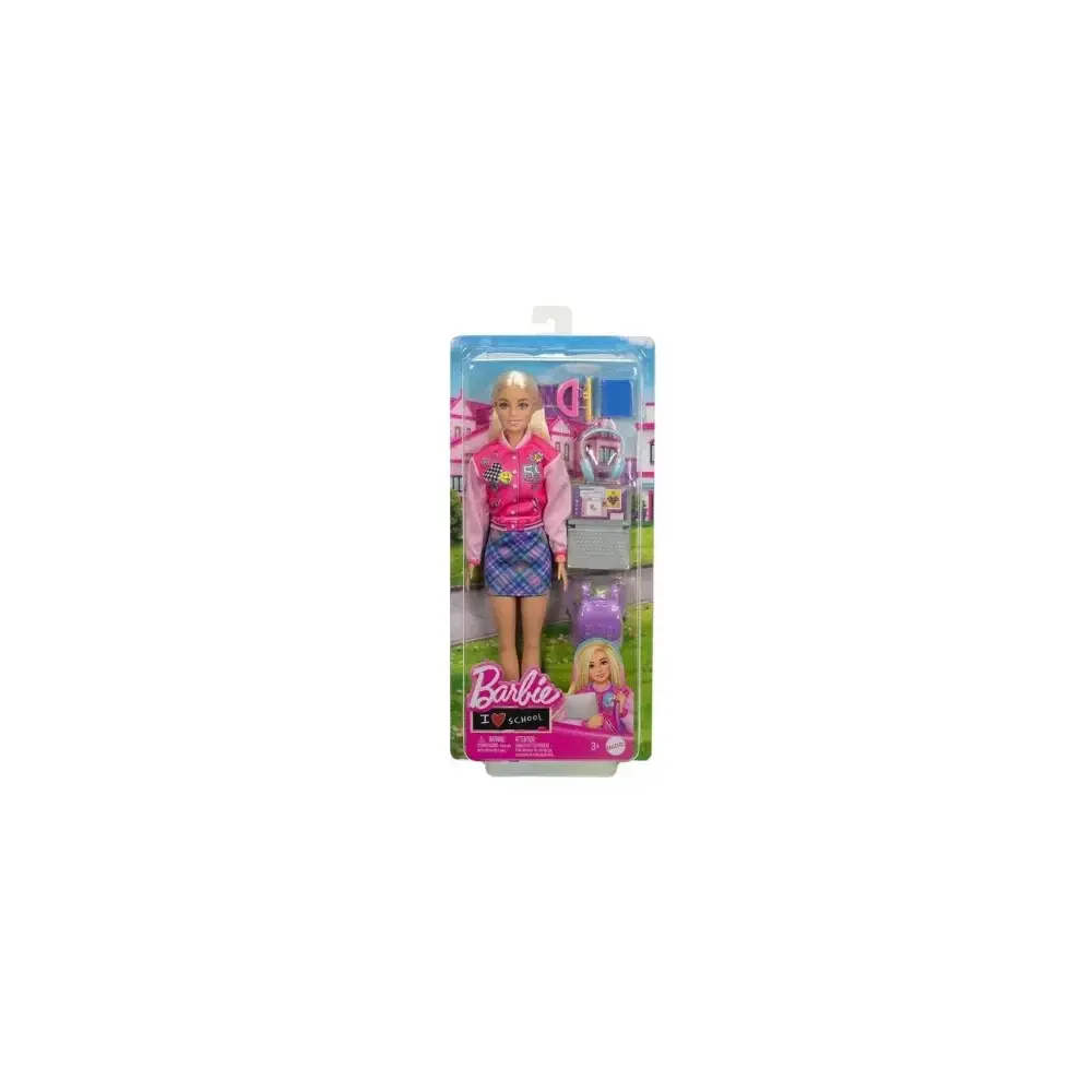 Barbie Bambola con Accessori Scuola Bambine Mattel