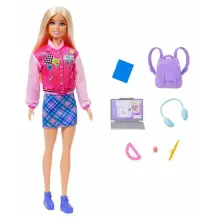 Barbie Bambola con Accessori Scuola Bambine Mattel