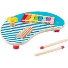 Fisher Price Tavolino Musicale in Legno con Bacchette Mattel