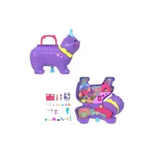 Polly Pocket Gattino delle Feste Playset con Mini Bambole e 23 Mattel