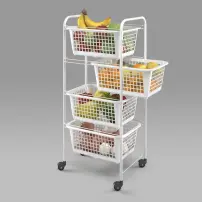 Carrello Portafrutta Miami 4 Cesti Metaltex