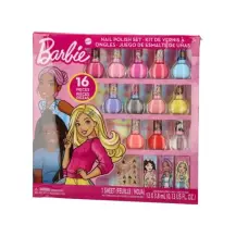 Barbie Nail Polish Set 16 Pezzi Kit Smalti Bambina Mattel