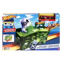 Hot Wheels Ghost Garage Playset Espansione Pista con Auto Mattel