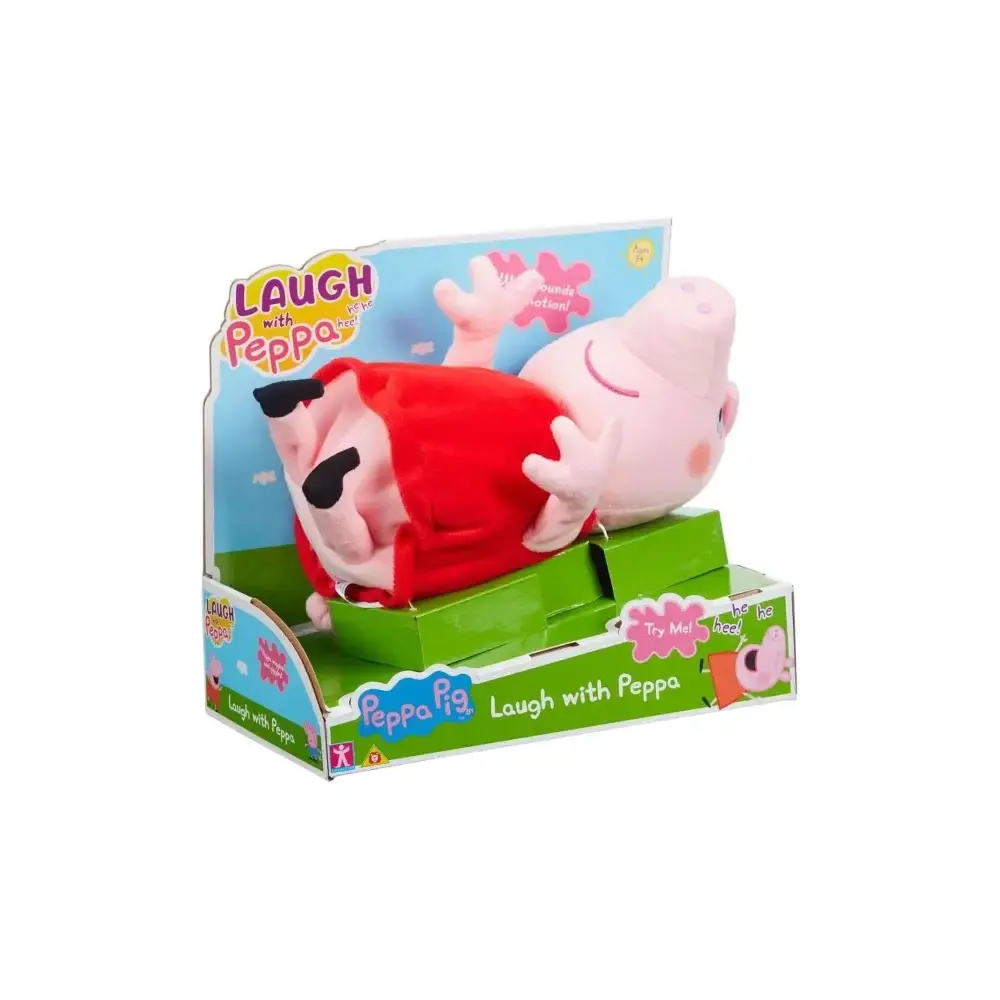 Peppa Pig Laugh With Peluche Interattivo con Risate e Movimenti Hasbro