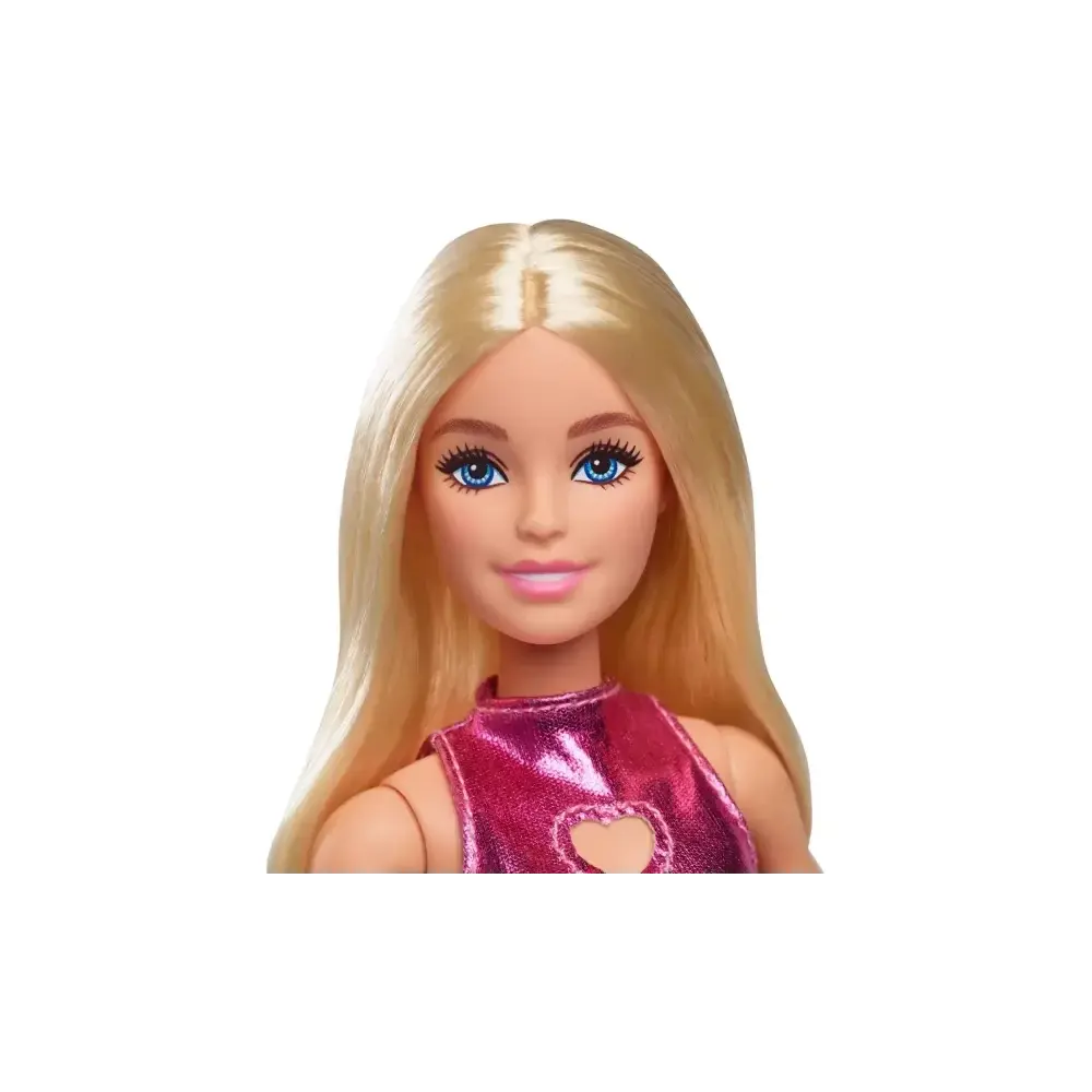 Barbie Fashionistas 230 Bambola Capelli Biondi Abito Rosa Mattel