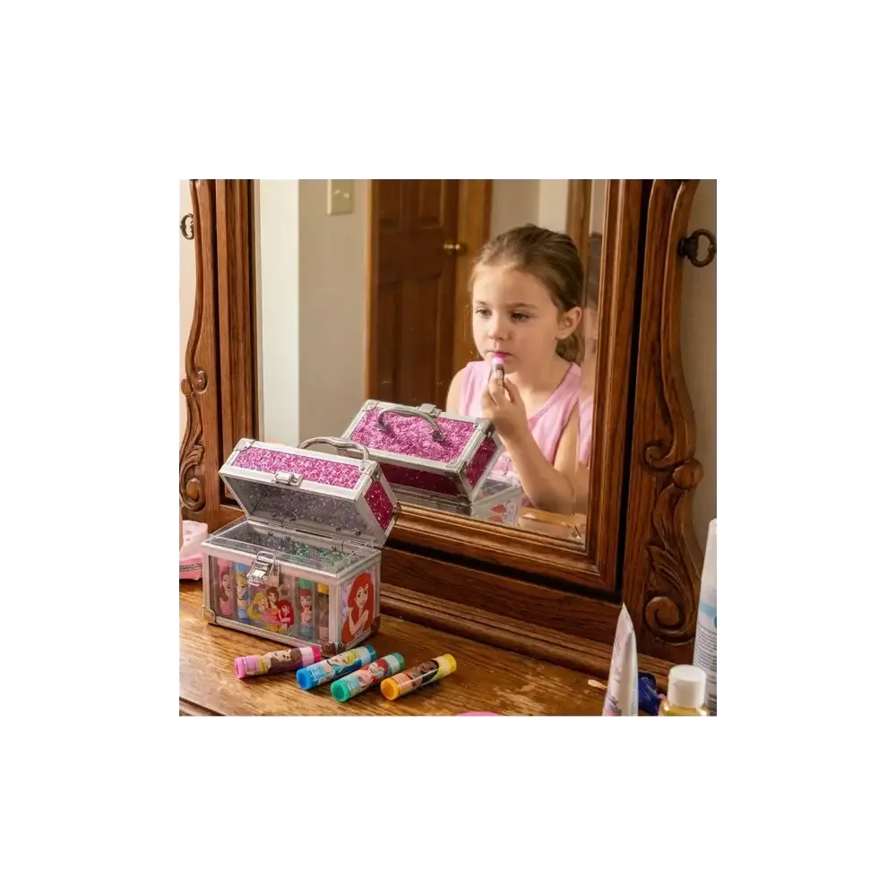 Disney Principesse Kit Trucco con 4 Balsami Labbra Bambina Toys One