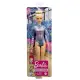 Barbie Ginnasta Bambola Bionda con Body Colorato Bastoni Mattel