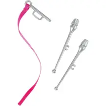 Barbie Ginnasta Bambola Bionda con Body Colorato Bastoni Mattel