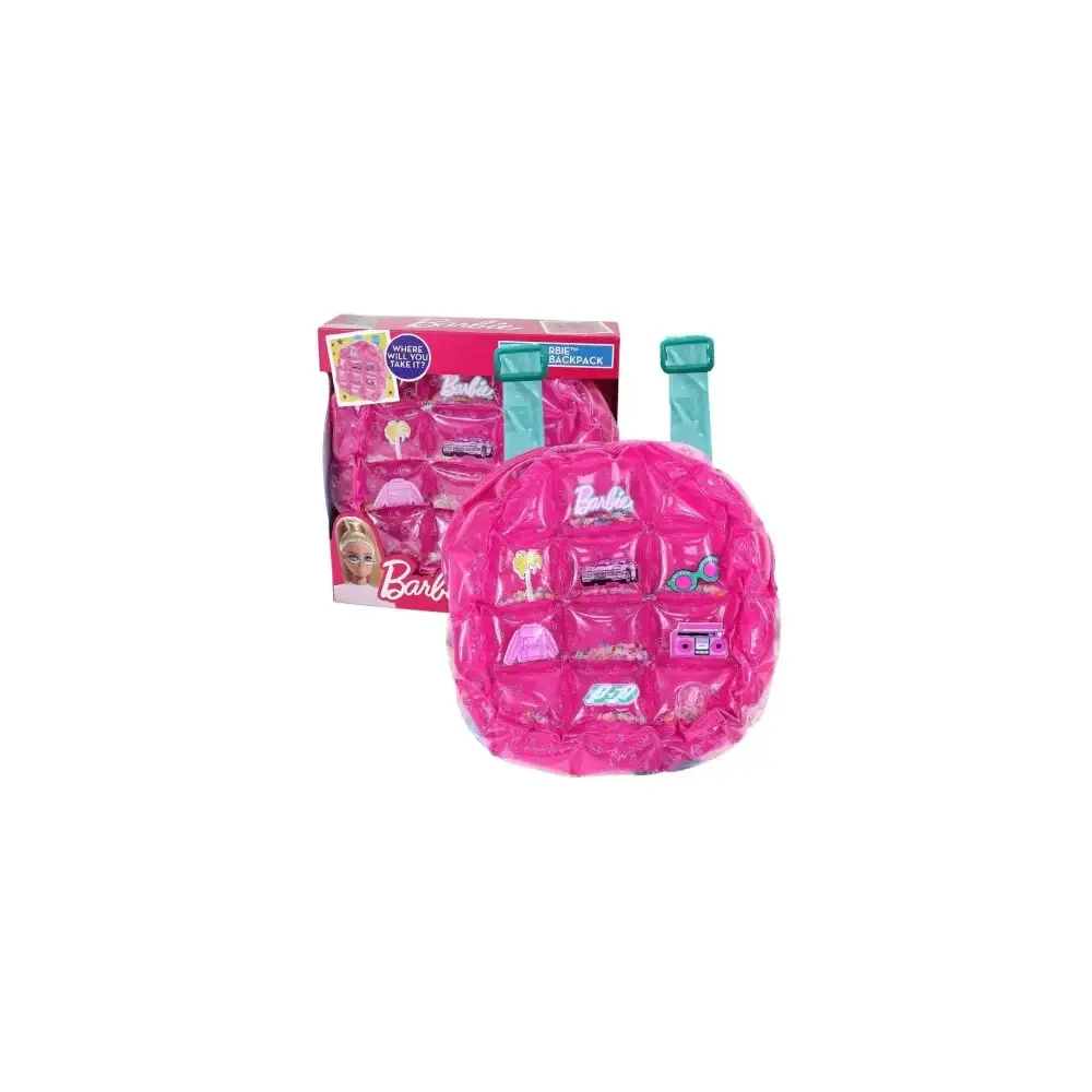 Barbie Zaino Bubble Bambina con Spallacci Regolabili Capiente Mattel