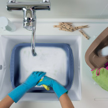 Bacinella rettangolare "Linea Primavera" cm 40