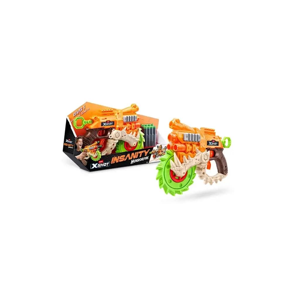 X-Shot Insanity Horrorfire Blaster a Proiettili in Schiuma Toys One