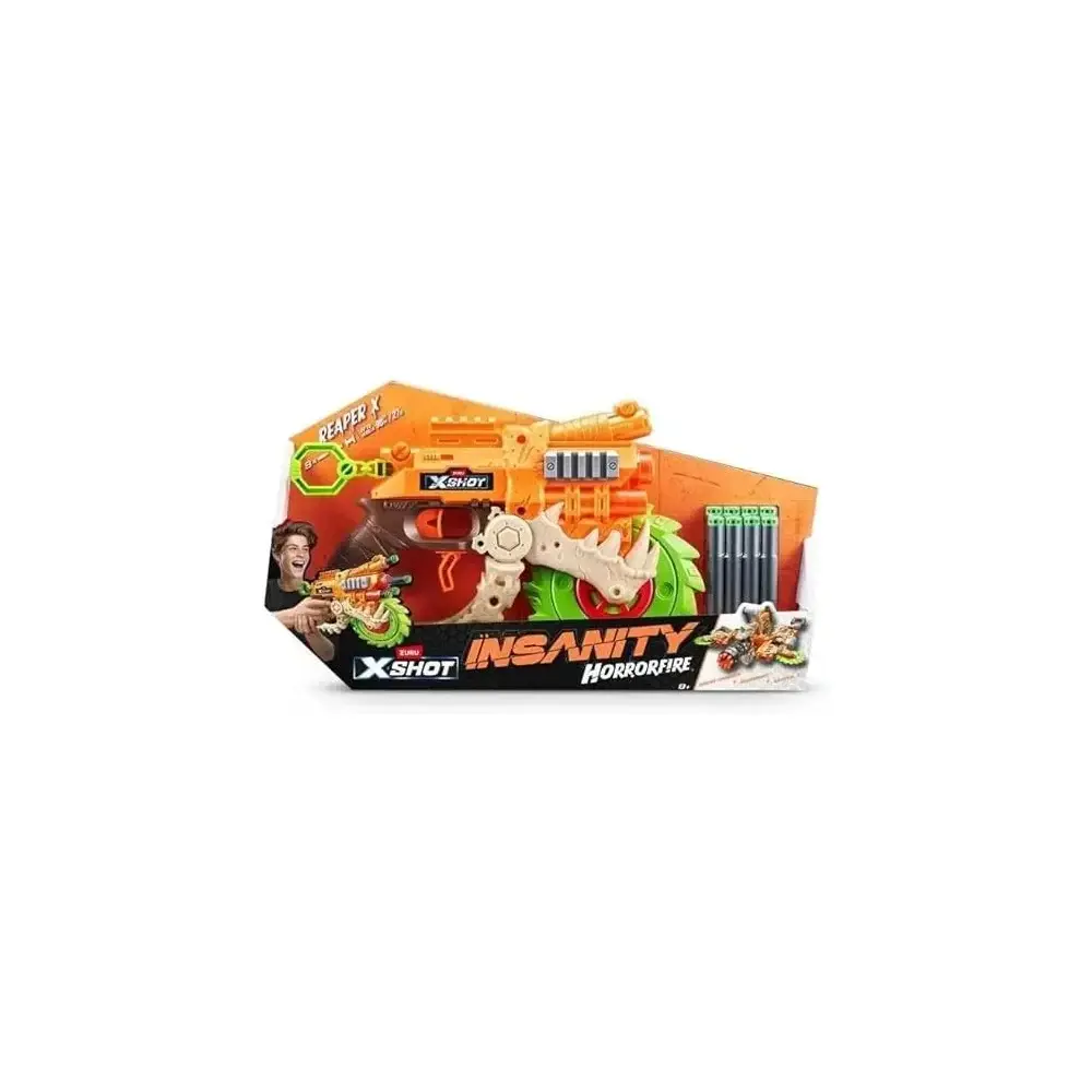 X-Shot Insanity Horrorfire Blaster a Proiettili in Schiuma Toys One