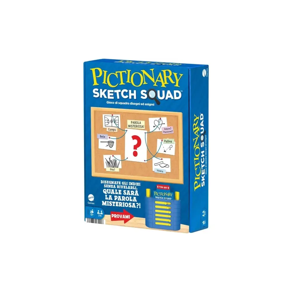 Mattel Games Pictionary Sketch Squad Gioco da Tavolo Toys One