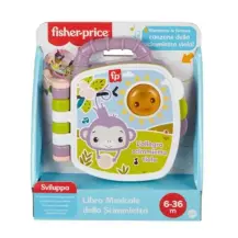 Fisher-Price il Libro delle Canzoncine della Scimmietta Viola Mattel