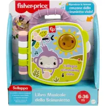 Fisher-Price il Libro delle Canzoncine della Scimmietta Viola Mattel