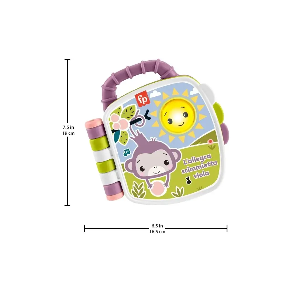 Fisher-Price il Libro delle Canzoncine della Scimmietta Viola Mattel