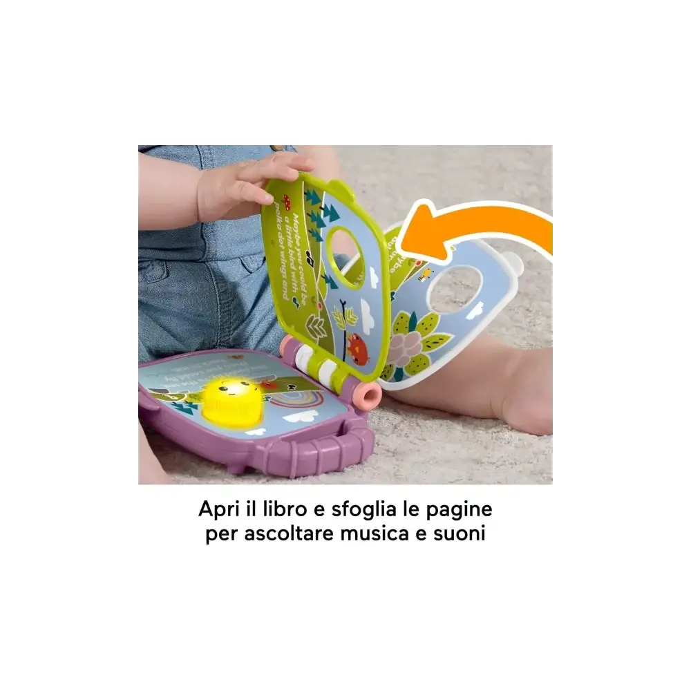 Fisher-Price il Libro delle Canzoncine della Scimmietta Viola Mattel