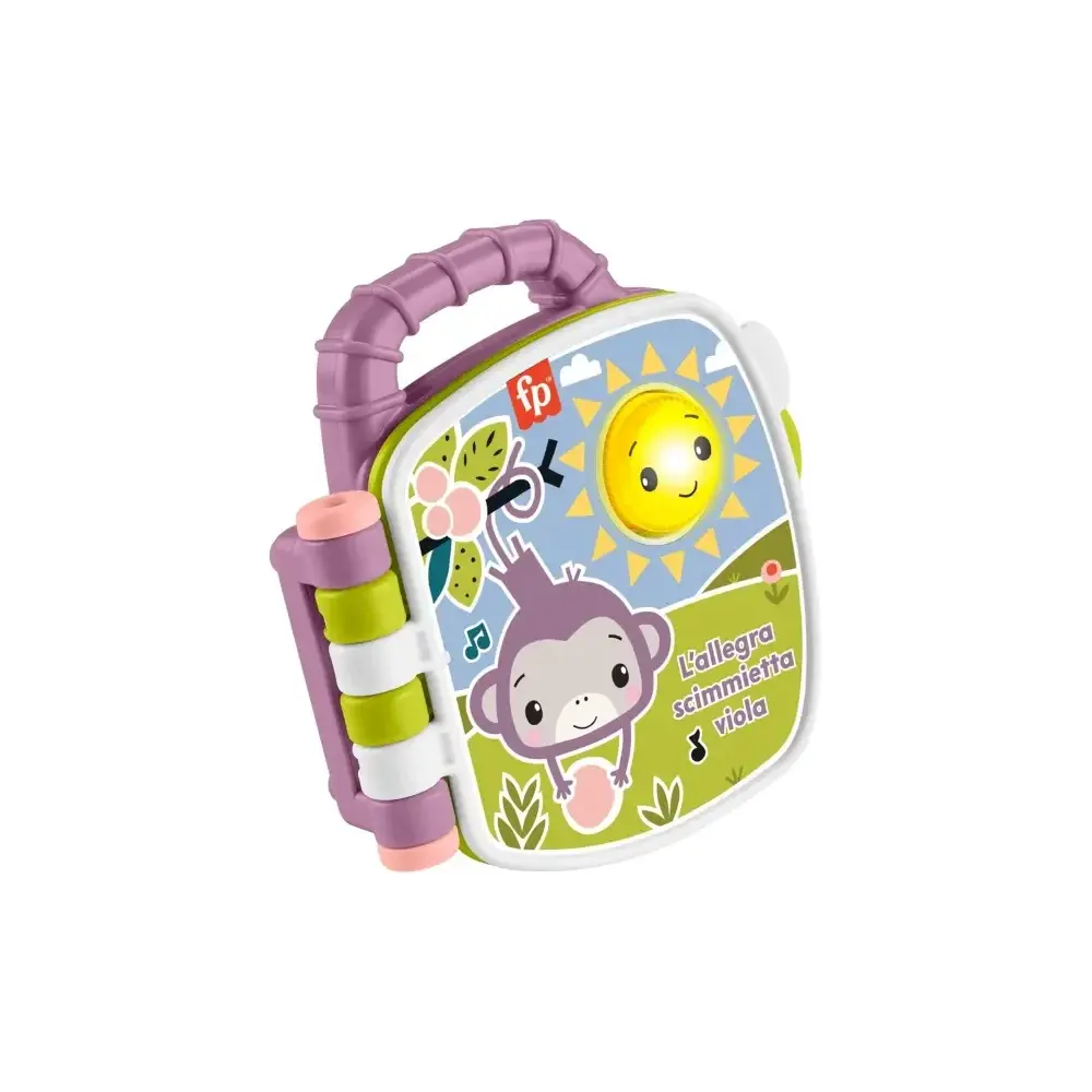 Fisher-Price il Libro delle Canzoncine della Scimmietta Viola Mattel