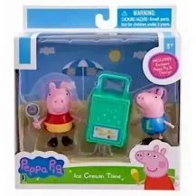 Peppa Pig e George Ice Cream Time Coppia Personaggi Hasbro