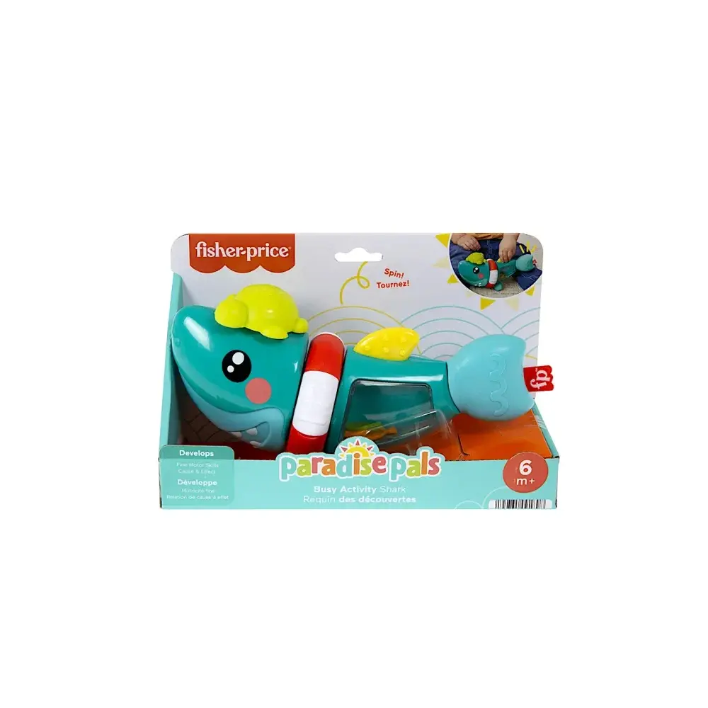 Fisher‑Price Squalo Multiattività Activity Shark M+ No Batterie Mattel