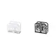 Portatovaglioli in Metallo 14x6x12 cm Design Pratico e Decorativo Star