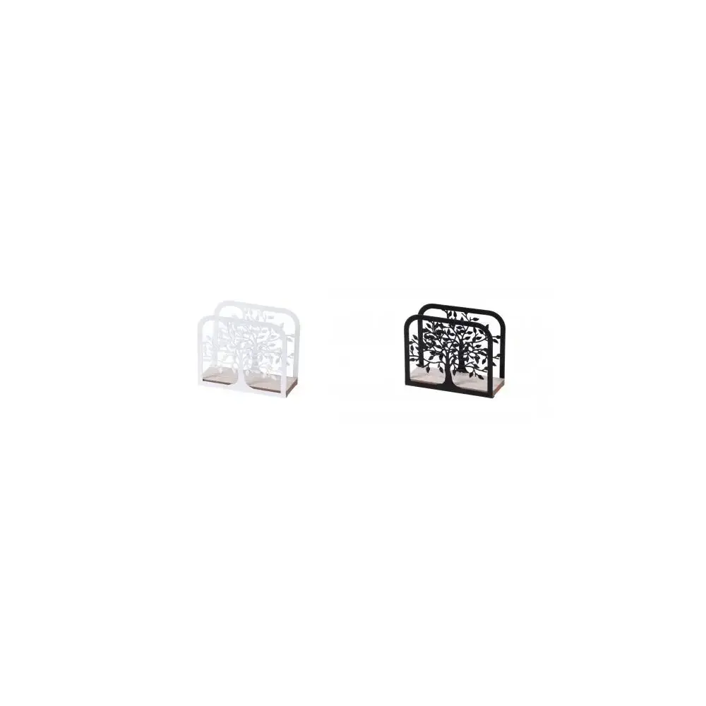 Portatovaglioli in Metallo 14x6x12 cm Design Pratico e Decorativo Star