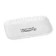 Vassoio Rettangolare in Ceramica Funny 25,5x16 cm con Incisione Star