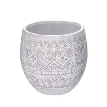 Cachepot Terracotta 24x24cm Star