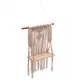 Mensola Cotone e Legno 30x15x80 cm da Appendere Star