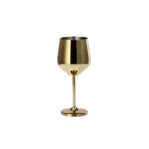 Calice Vino Acciaio 45cl Dorato Star