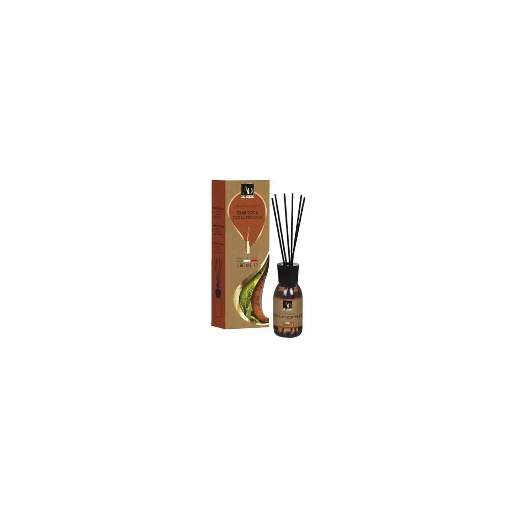 Diffusore Tabacco e Legni 250ml con Bacchette Star