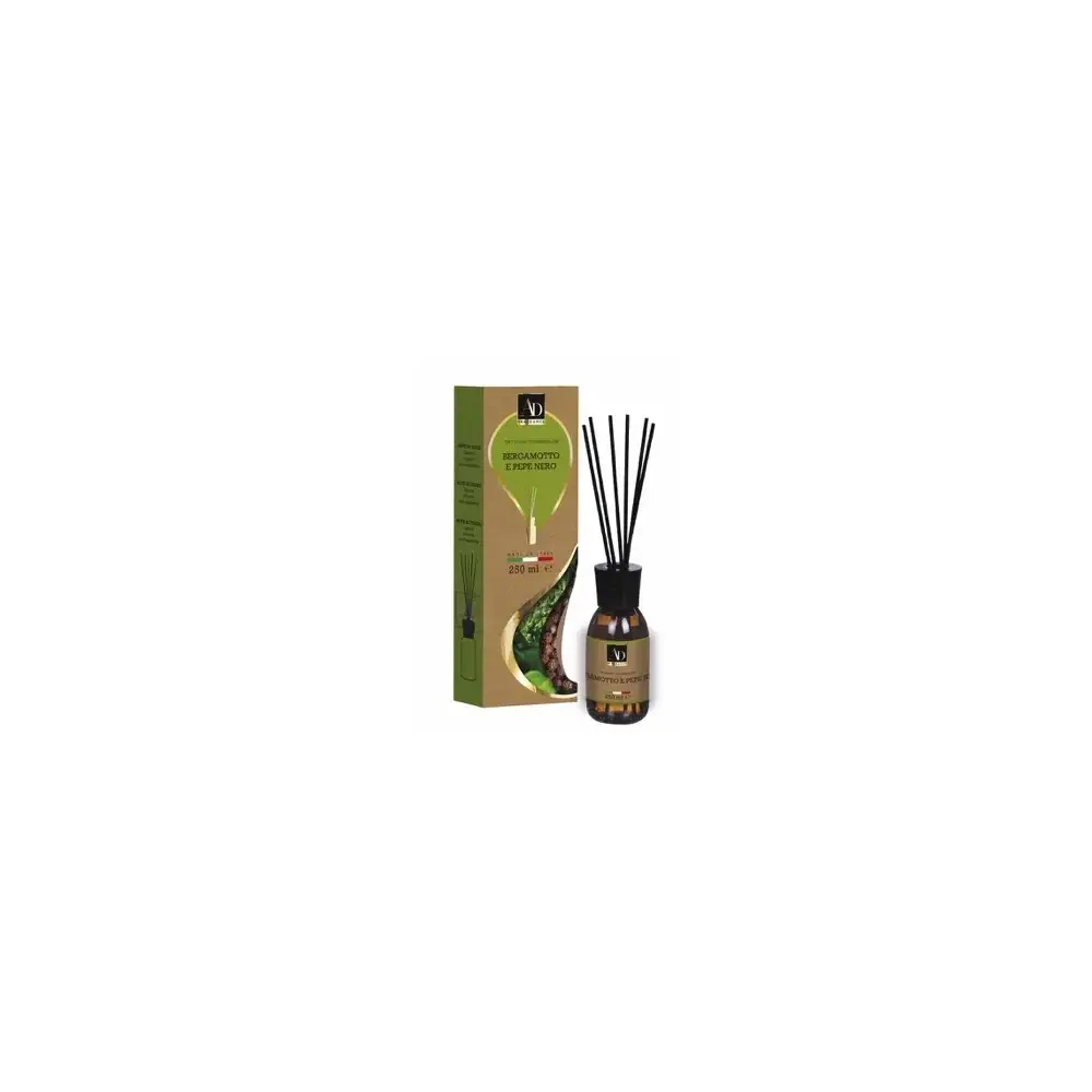 Diffusore Bergamotto e Pepe Nero 250ml con Bacchette Star