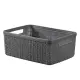 Jute Cestino S Rettangolare 5lt Antracite Keter