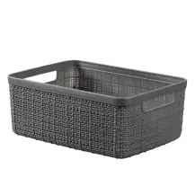 Jute Cestino S Rettangolare 5lt Antracite Keter