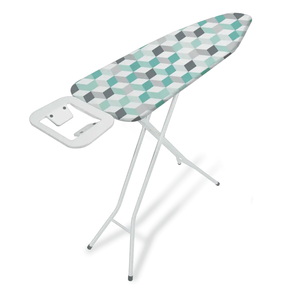 Asse da stiro Kuma 110x34 regolabile con poggiaferro
